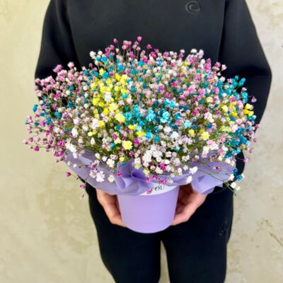 Композиция из гипсофилы Микс 5